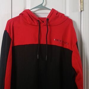 Kenneth Cole black and red sweatshirt hoodie Sz  L NWOT